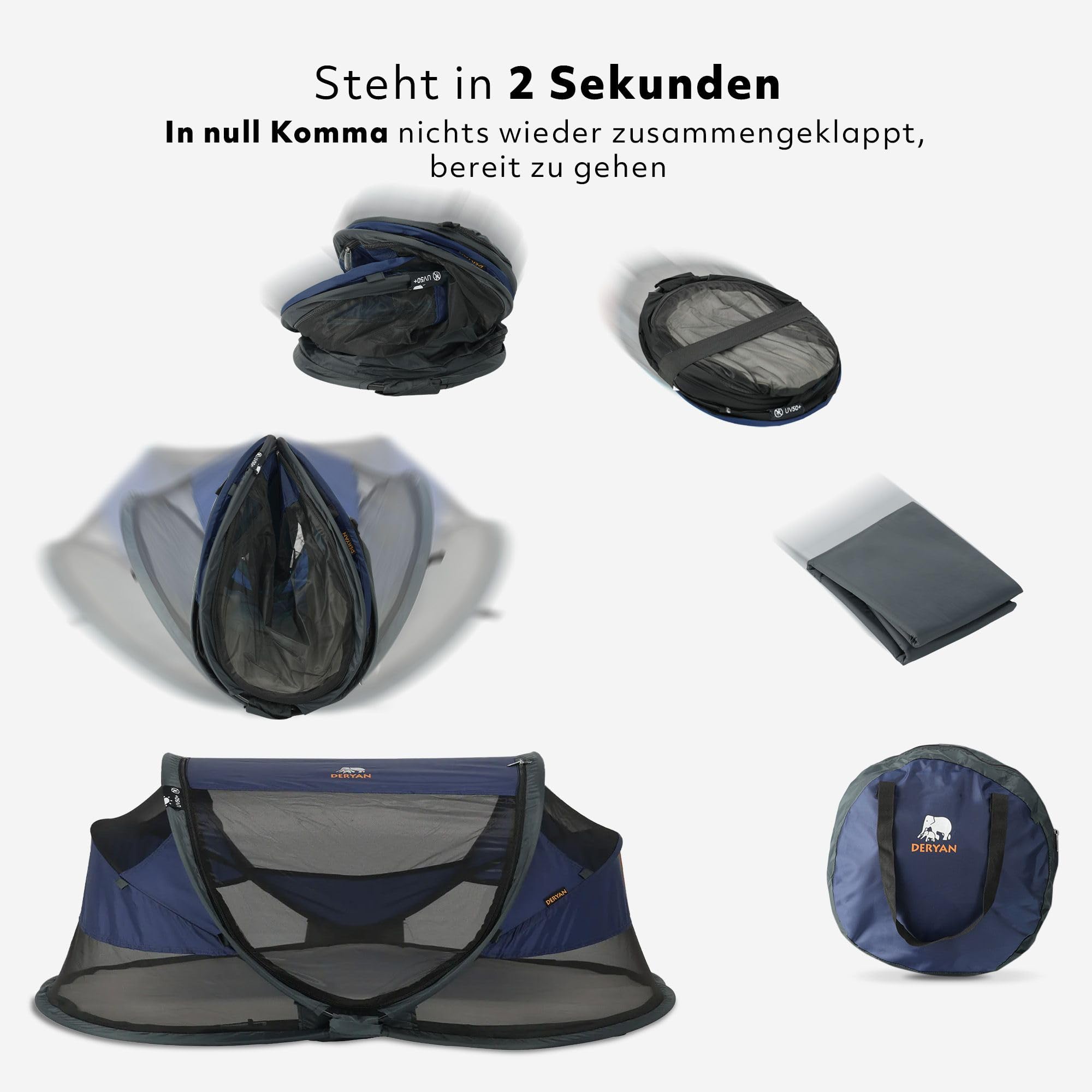 Deryan Peuter Luxe Campingbedje inclusief zelfopblaasbare matras Deryan Peuter Luxe Campingbedje inclusief zelfopblaasbare matras