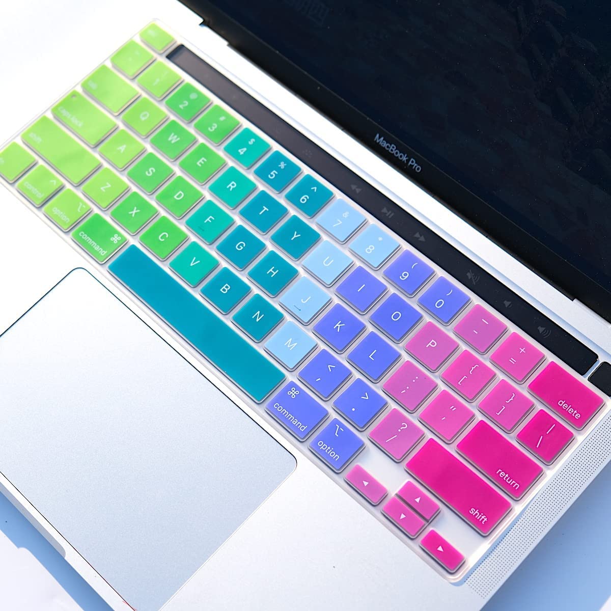 CRYSTALOPRO Premium Ultra Thin Keyboard Cover Protector Compatible with 2020 MacBook Pro 13" and 2019 2020 Only MacBook Pro 16" with Model Number A2338 A2289 A2251 A2141 M1 Chip, (Black) (Rainbow) (B09XLRFJLH) Amazon Price History, Amazon Price Tracker