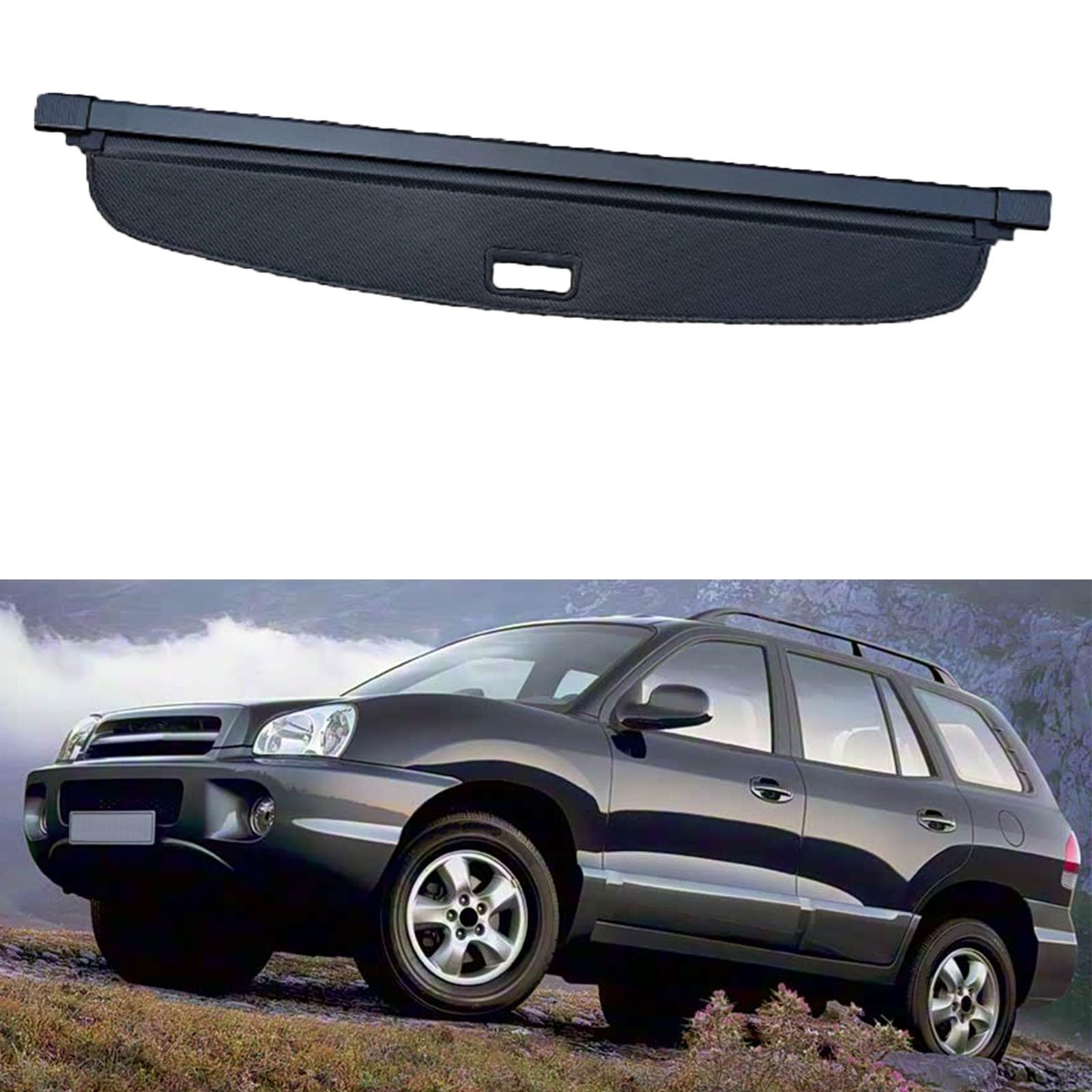 WGHNBNB Car privacy screen,Compatible pour Hyundai Santa Fe 2007-2010,Auto Parts
