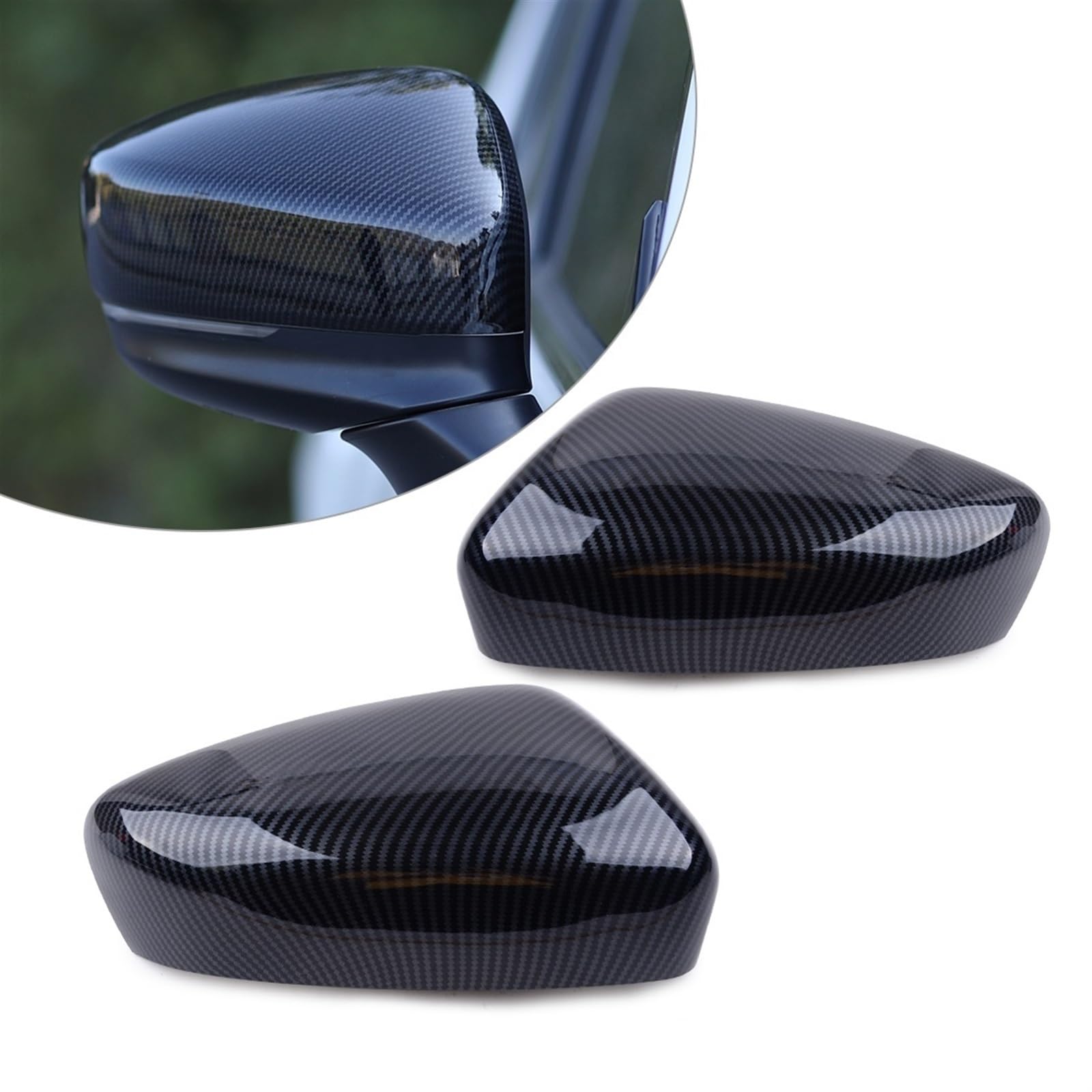 Cover Specchietto Per Mazda 6 per Atenza 2014-2018 Copertura specchietto retrovisore laterale in fibra di carbonio per auto, 2 pezzi