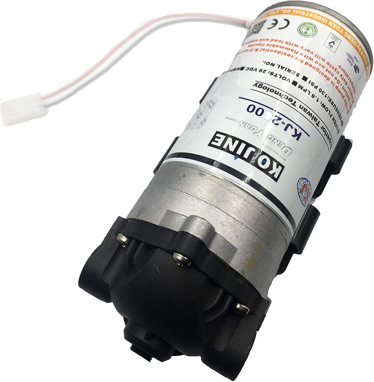 Water pump for low pressure 29 volt suitable for water desalination