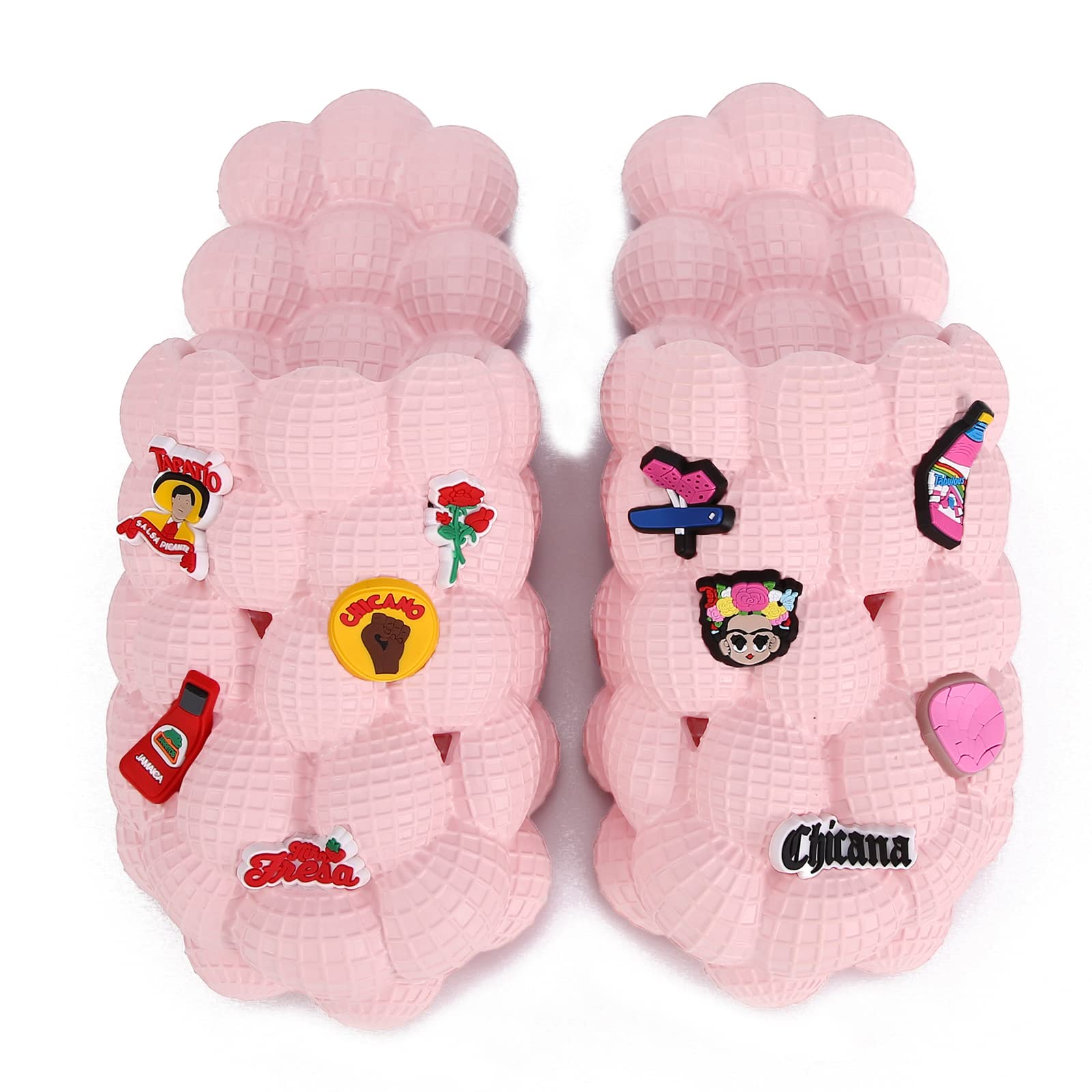 SIZE 41/42 rosyclo Bubble Slides for Women Men, Golf Ball Shoes Slides