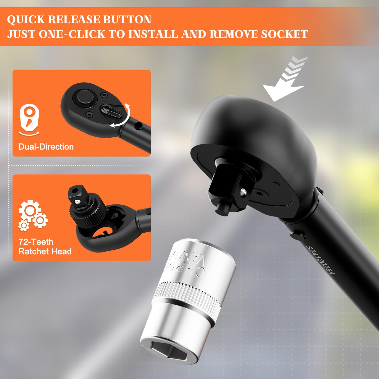 Clé Dynamométrique 3/8, 5-60Nm, 10 Pièces Cle Dynamométrique Set avec Barre D'extension 250mm, Douilles à Bougie, Cardan universel, pour Vélo et Moto, Remplacement de Bougie D'allumage de Auto