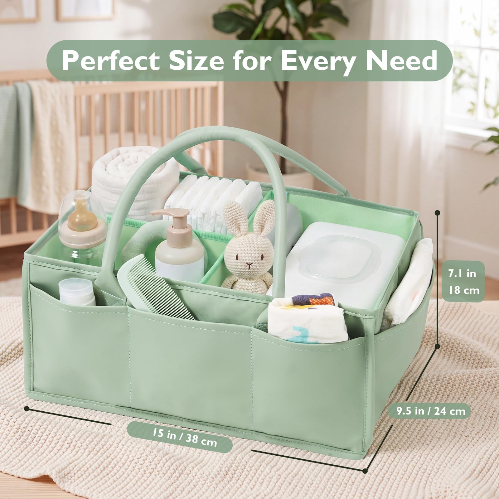 WERNNSAI Organizer per pannolini per bambini, regalo portatile per baby shower