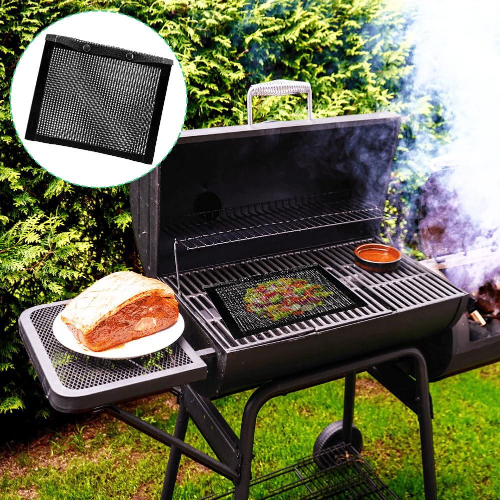 Sacchetti per griglia in rete per barbecue Borsa riutilizzabile antiaderente per grill all'aperto Resistenza alle alte temperature Borsa da forno riutilizzabile Borse da barbecue per accessori per