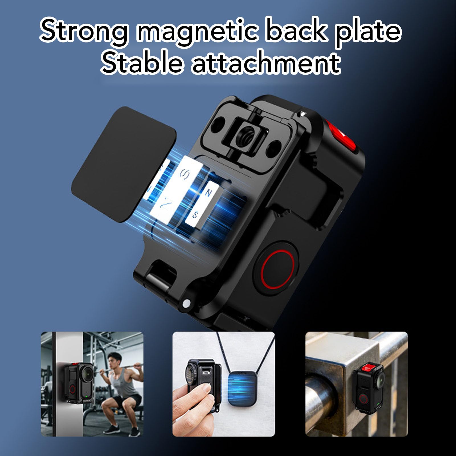 Nano Camera Cage, Magnetic Attachment Resistente