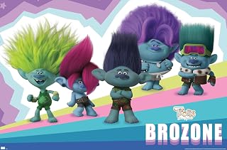 Trends International Trolls: Band Together - Brozone Wall Poster, 22.4L x 14.7W, Premium Unframed Version
