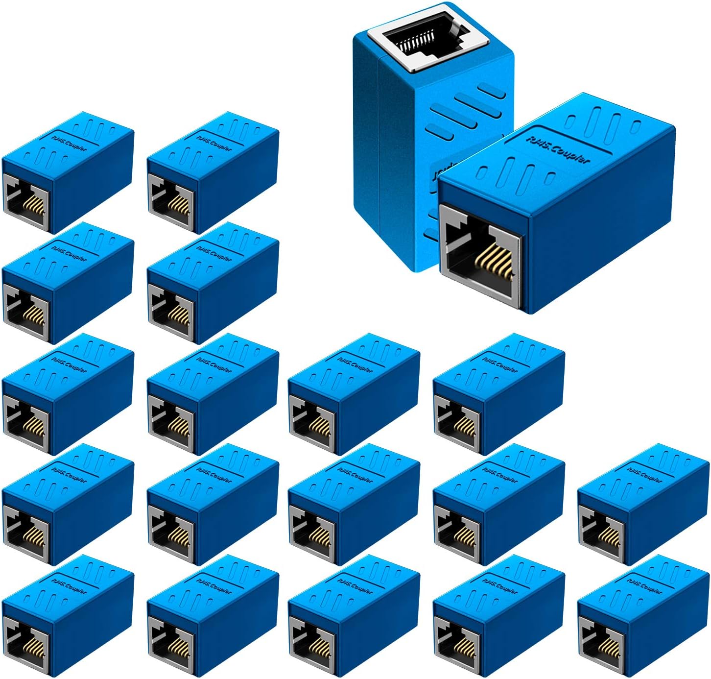 RJ45 Couplers Network Cable Coupler Cat 5 Coupling Female to