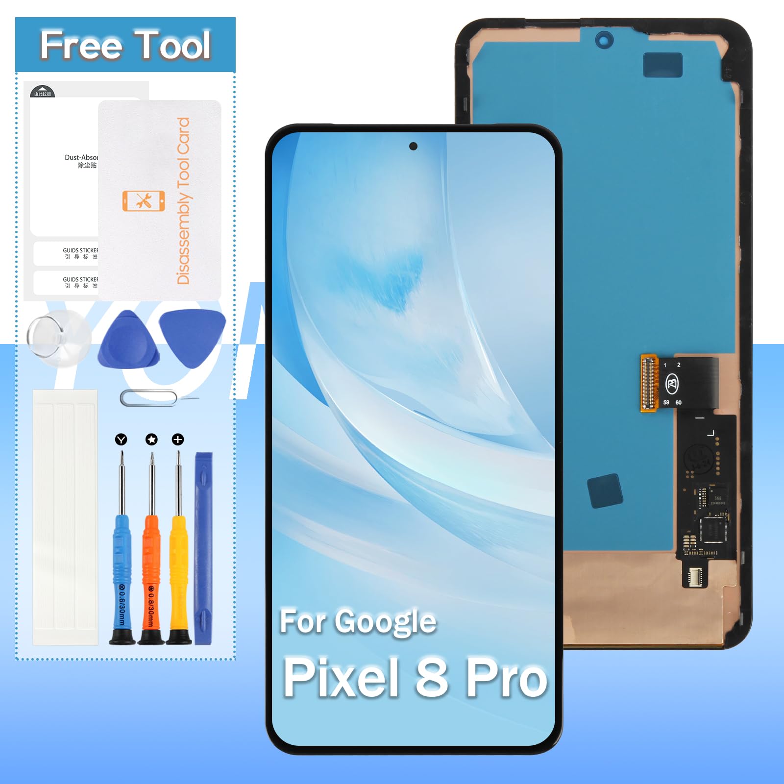 Amazon.co.jp: OLED For Google Pixel 8 Pro 液晶パネル 画面
