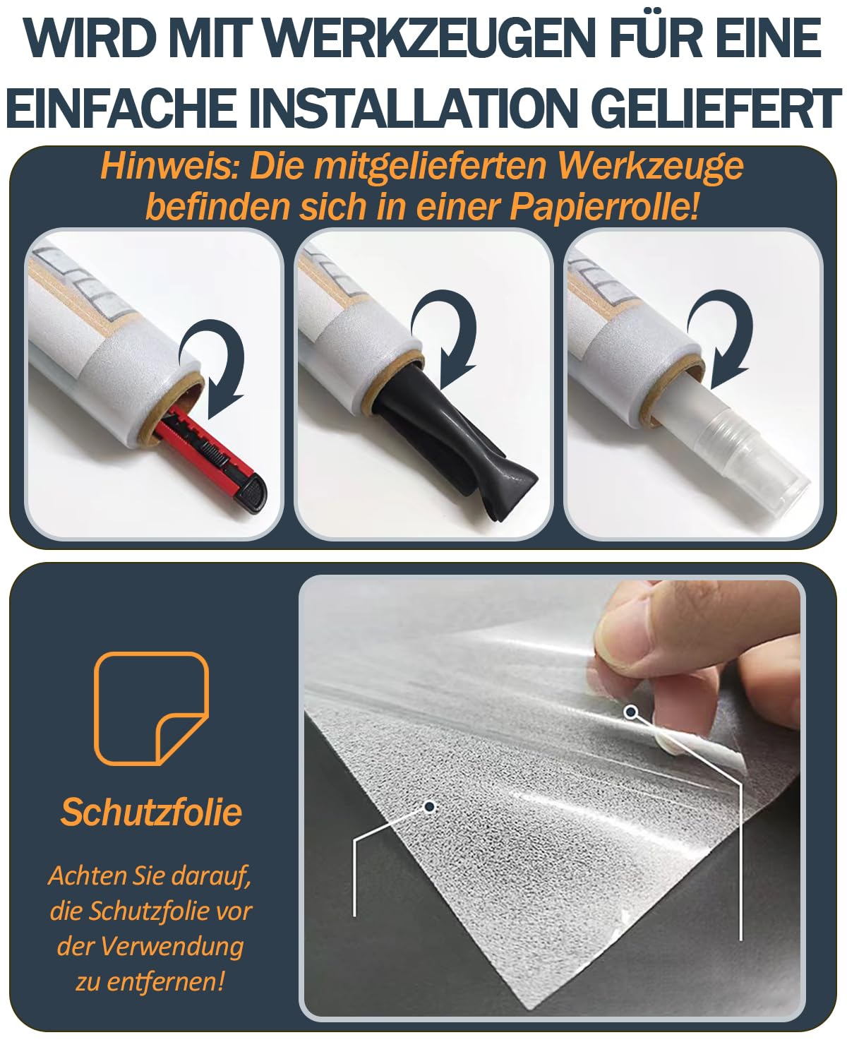 Lovepea Milchglasfolie Fensterfolie Selbsthaftend, Sichtschutzfolie Statisch, mit Installationswerkzeug ideal für Homeoffice, Badezimmer und Türen 75 x400 cm