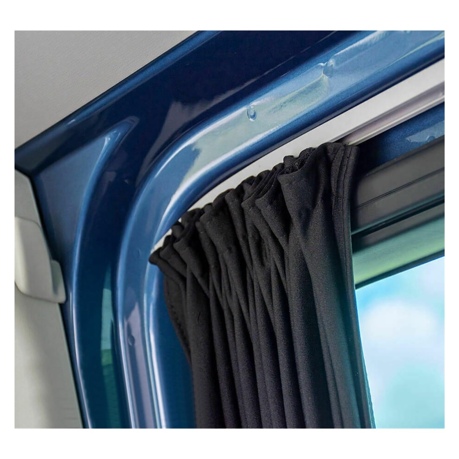 Rideau Arrière Fourgon Occultant Kit de Rideau Caravane Pare-Soleil for Camping-Car