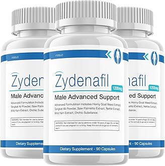 (3 Pack) Zydenafil for Men, Zydenafil Pills for Men Advanced Performance Supplements, Zydenafil Performance, Zydenafil Reviews Male (180 Capsules)