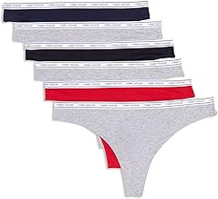 Tommy Hilfiger Women's Cotton Thong Underwear - 6 Pack