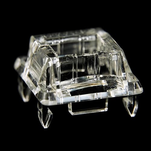 Miniatura 6 de Gateron Baby Racoon Interruptor alargar eje lineal 5 pines pre-lubricados interruptores de material POM 1.94 oz para teclado mecánico (Gateron Baby