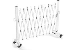 12 FT YITAHOME Metal Expandable Driveway Barrier Gate