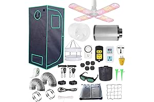 Complete Grow Tent Kit (4 x 4 Large Indoor, High-Quality Mylar, Full...