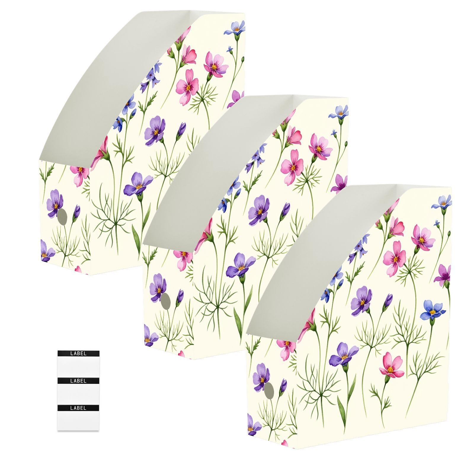 Przyciągający wzrok estetyczny pastelowy magazyn Wildflower