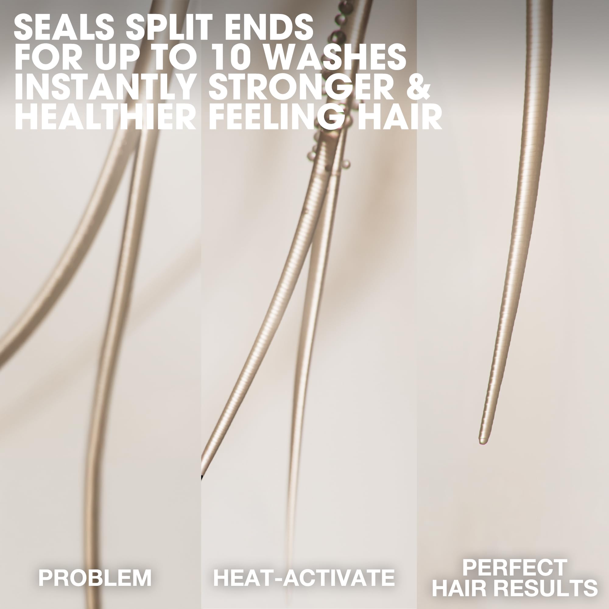 ghd - Traitement anti pointes Fourchues ghd Rehab - Crème Sans rinçage pour Cheveux fourchus - Nourrit les longueurs - S'applique sur cheveux mouillés, s'active avec la chaleur d'un outil - 95 ml