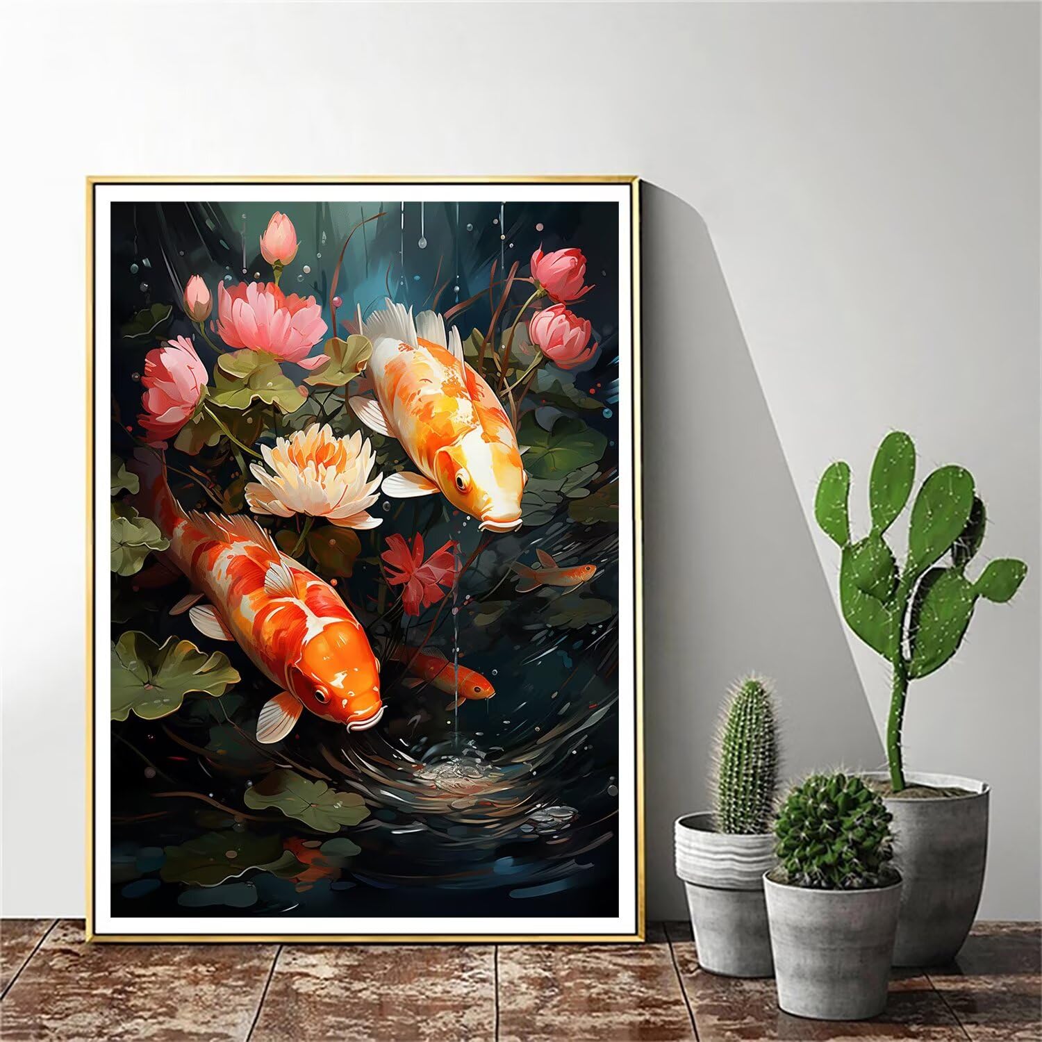 Malowanie po numerach, ryby po numerach, dla dorosłych, malowanie po numerach, dla dorosłych, rękodzieło, malowanie według numerów dzieci, DIY obraz olejny, akrylowy pigment, rysunek, lakier (bez