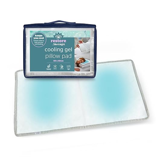 A cooling pillow insert for night sweats (Silentnight Restore Cooling Pillow Pad)