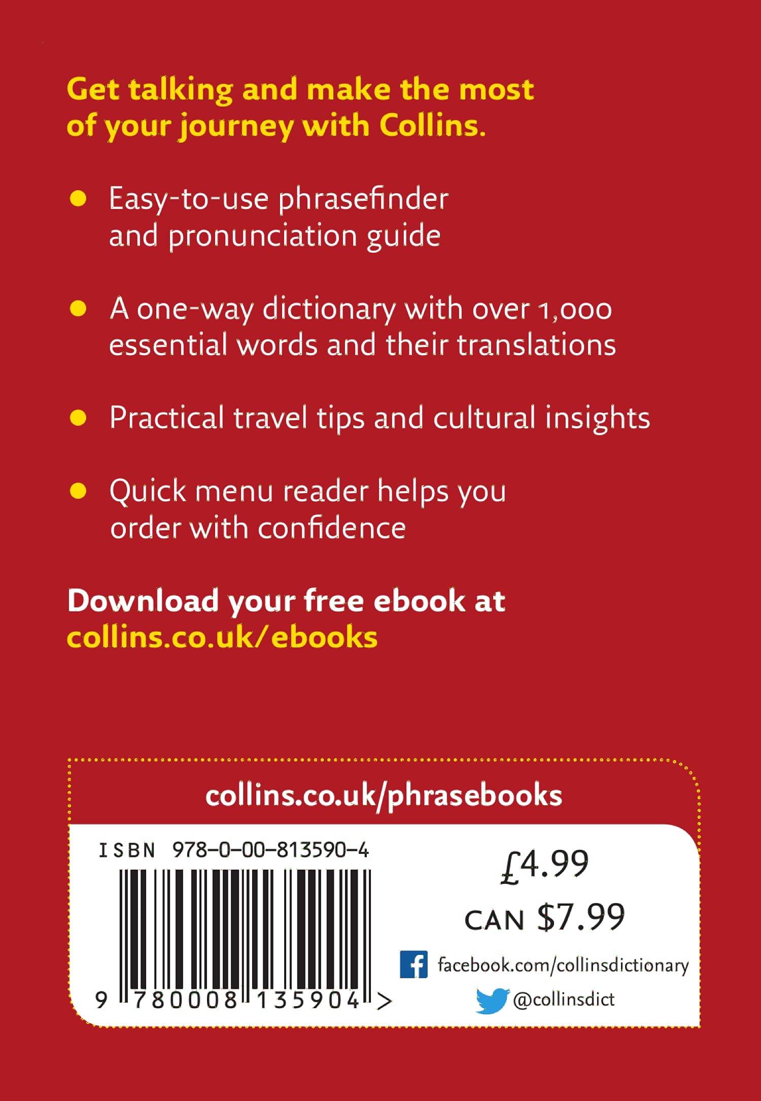 Collins Mandarin Chinese Phrasebook and Dictionary Gem Edition: Essential Phrases and Words in a Mini, Travel-Sized Format