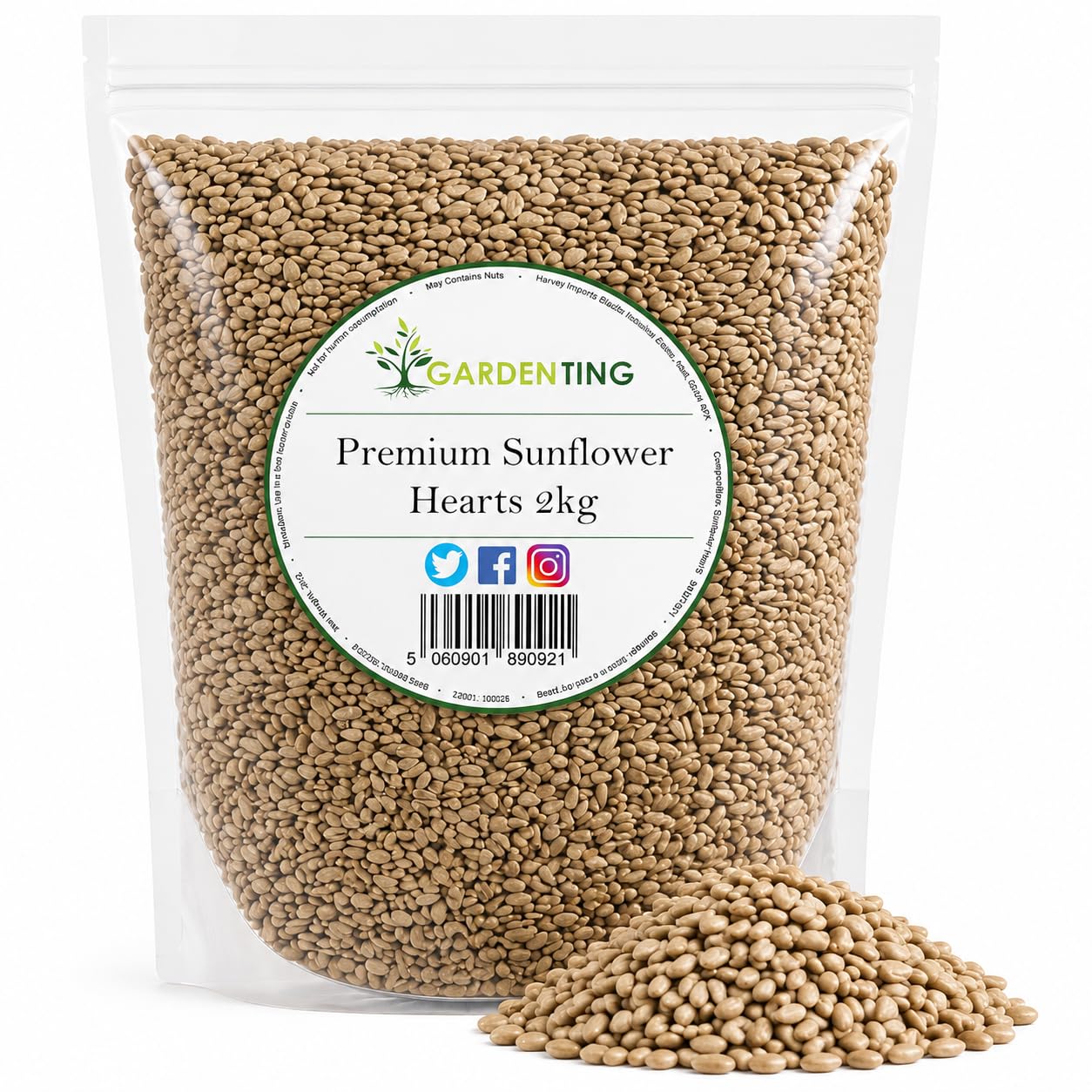 Sunflower Hearts Bird Seed 2kg