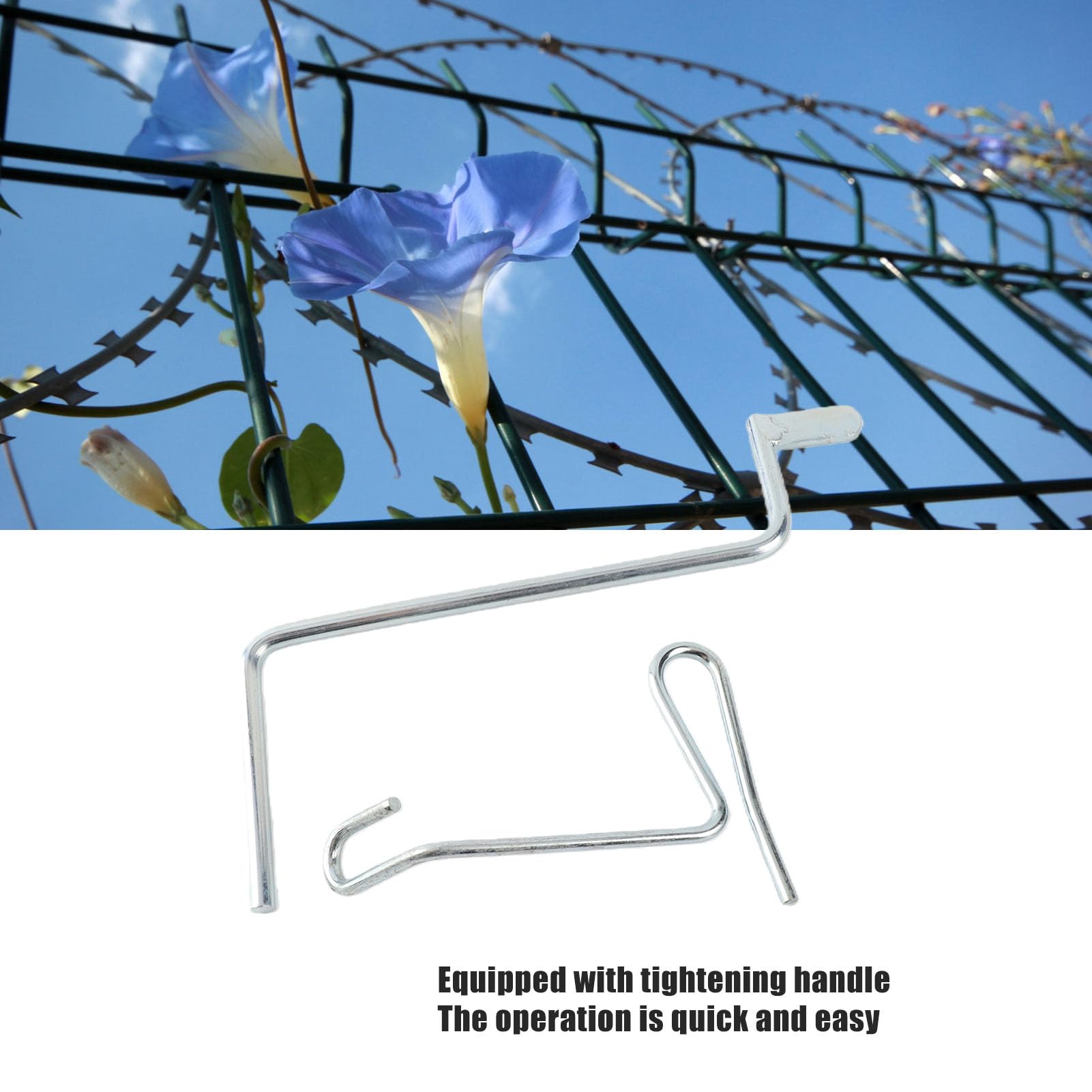 20 Pz Tendifilo Per Recinzioni, Tenditore Per Filo Metallico In Acciaio Resistente, Utensile Per Riparazione Recinzione, Strumento Per Tendere Filo Giardino