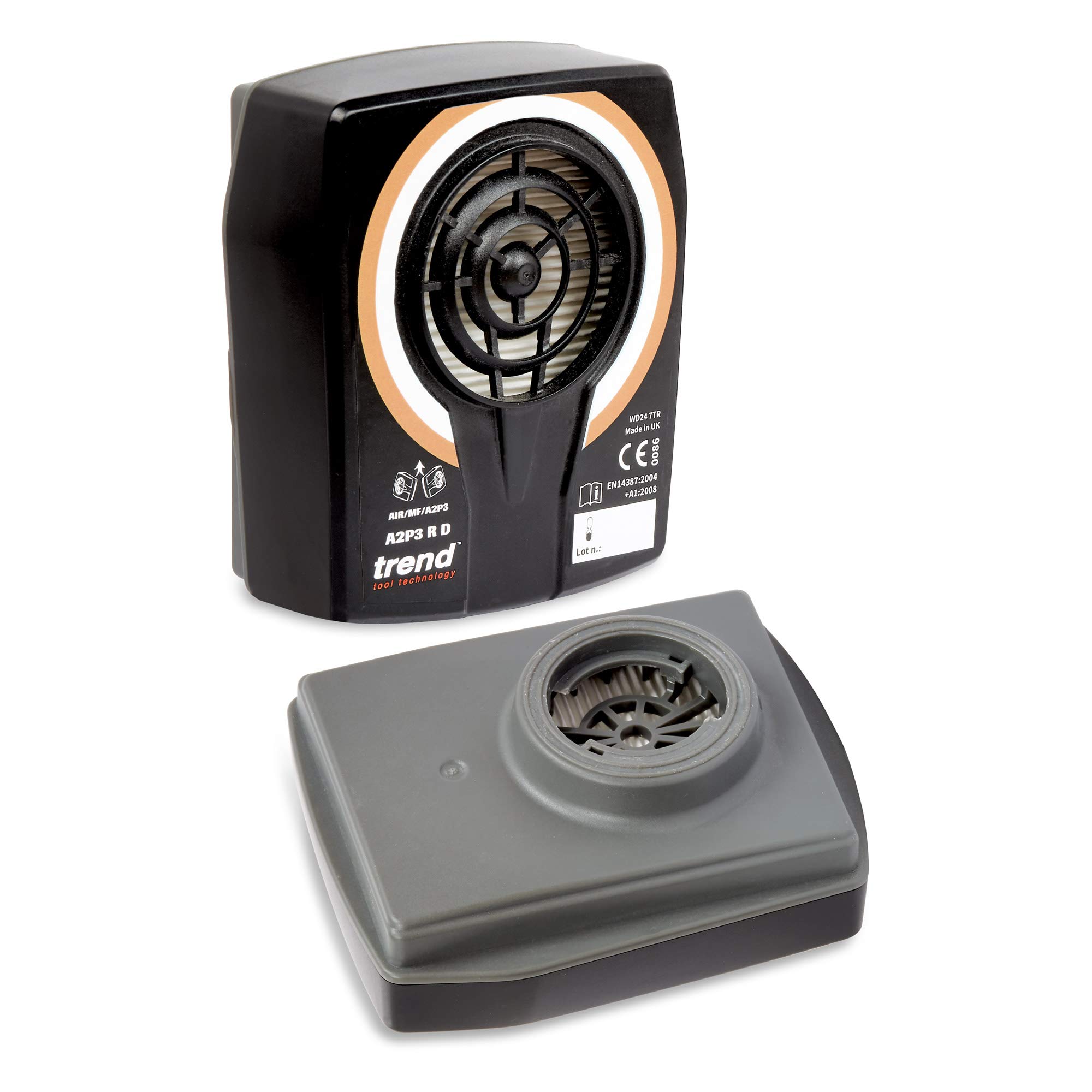 Trend AirMask Pro A2 P3 Filter, 1 Pair, Enhanced Protection for Woodworking & Painting, AIR/MF/A2P3