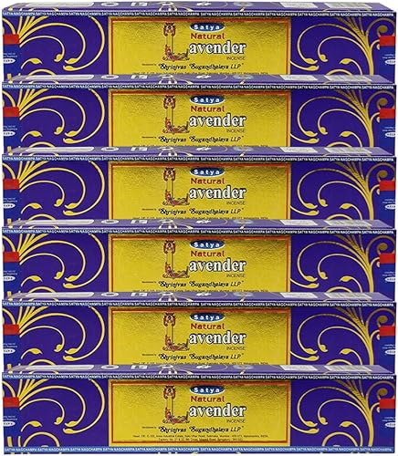 Vista 20 de Satya Sai Baba Nag Champa - Varitas de incienso de 0.53 oz y soporte - Paquete de 6 (aproximadamente 90 varillas)