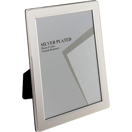 Maturi 2 5 X 3 5 Inch Flat Edge Photo Frame Silver Plated 2 5 X 3 5 Amazon Co Uk Home Kitchen