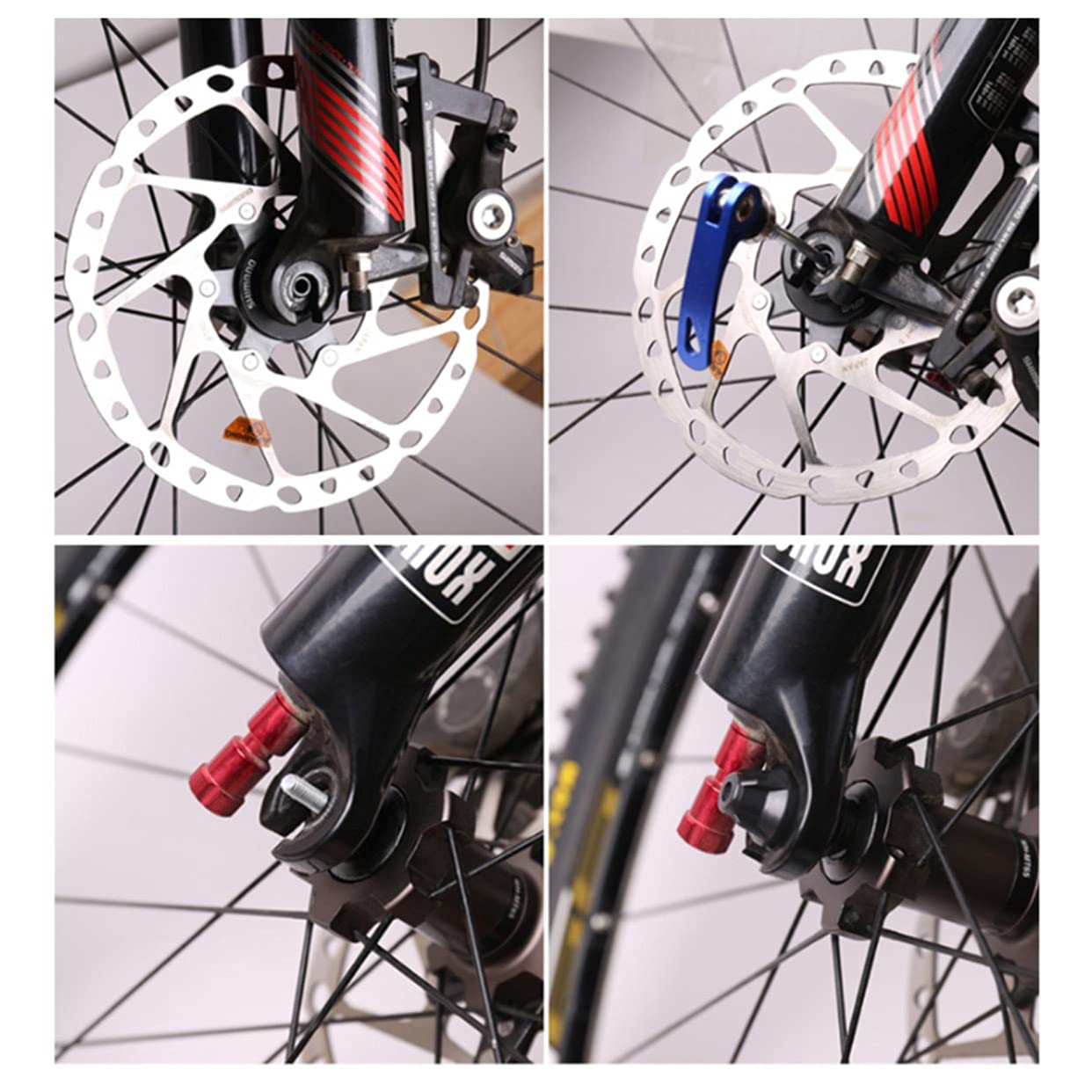 PLATT Sgancio Rapido Bici MTB Spiedini Strada Lega Alluminio Mozzo Ruota Anteriore Posteriore