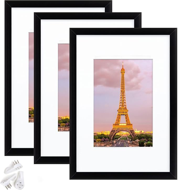upsimples 8x12 Picture Frame Set of 3, Made of High