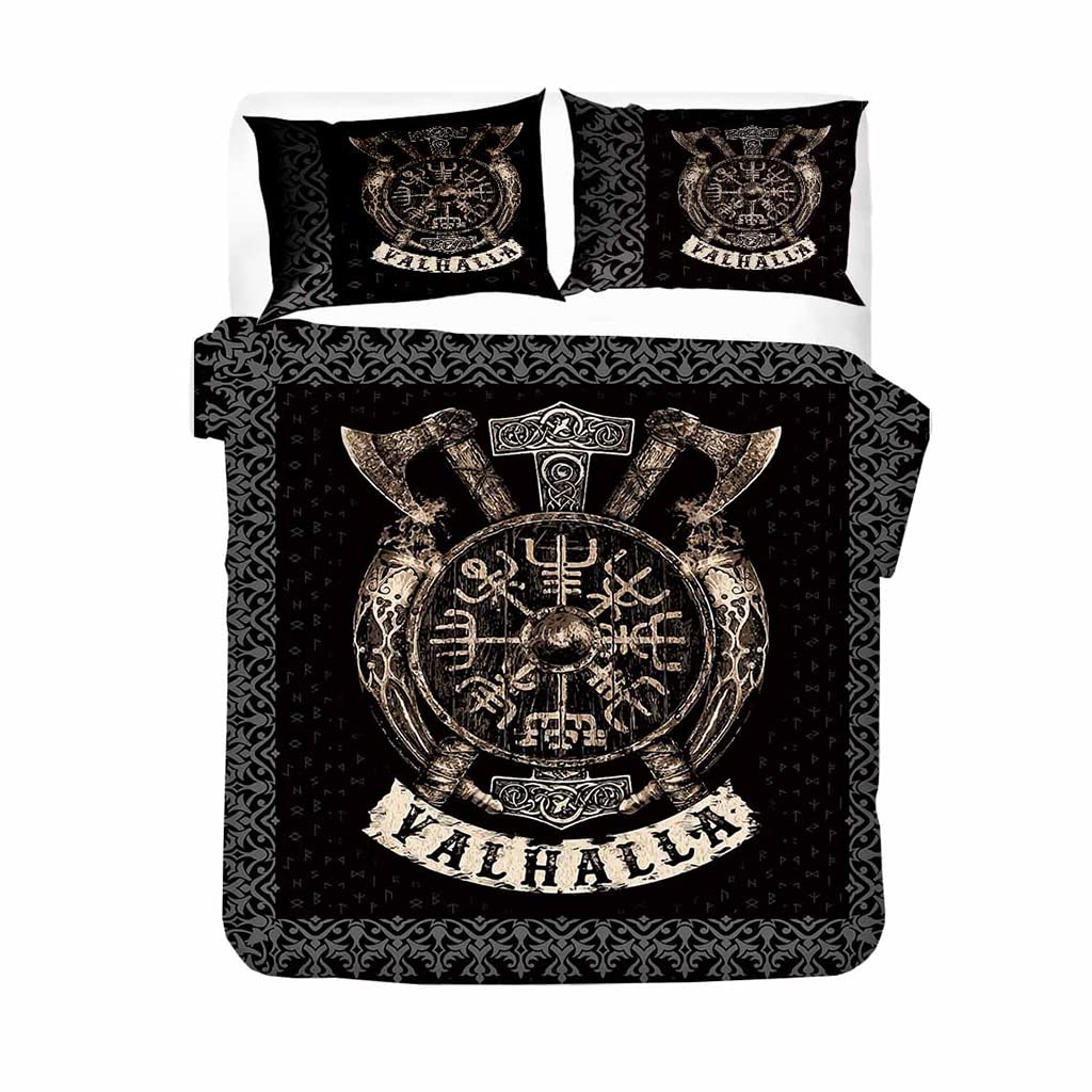 Parure de lit Mjolnir avec impression 3D haute définition pour chambre double