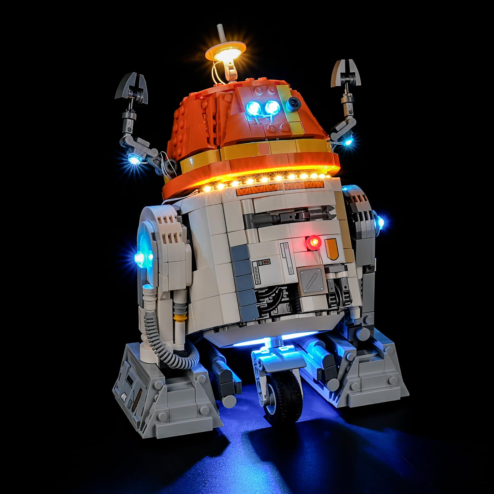 YEABRICKS LED Light for Lego-75416 STAR WARS Chopper (C1-10P) Astromech Droid Building Blocks Model (Building Set NOT Included)