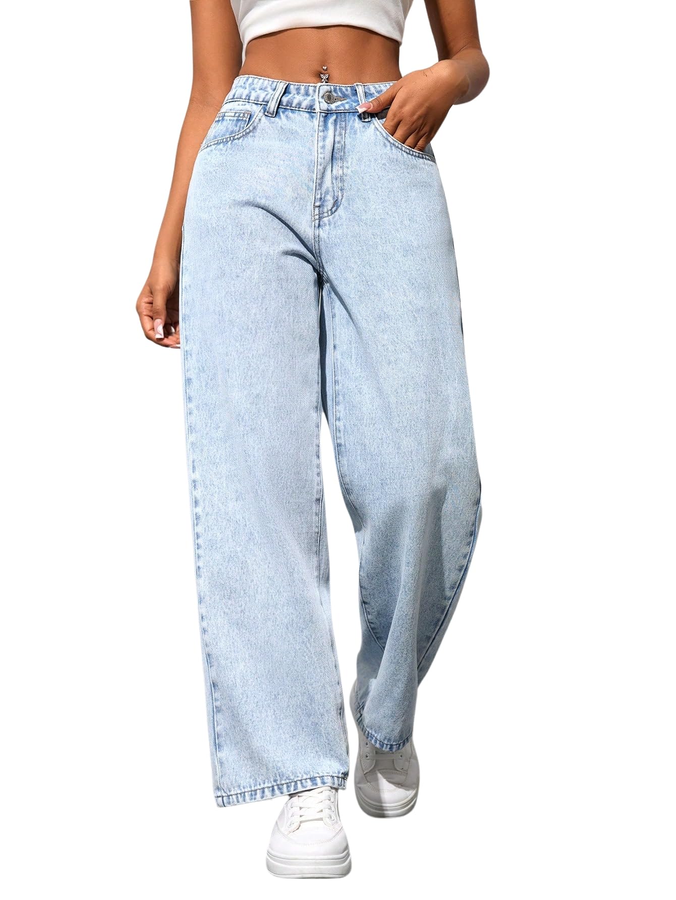 glossia Jeans for Women || Straight Jeans for Women || Loose Jeans for Women Stylish || Plus Size Jeans for Women || Boyfriend Jeans for Women || Baggy Jeans for Women High Waist (B0DRGMVQ5R)-picture-39