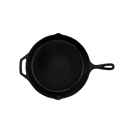 Asayih Cast Iron Skillet 12 