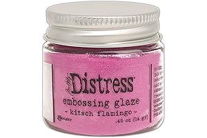 Ranger Tim Holtz Embossing Glaze Enhances Dimensionality