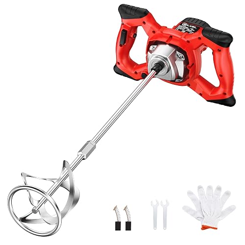 SILVEL 2300W Electric Concrete Mixer with Adjustable Speeds