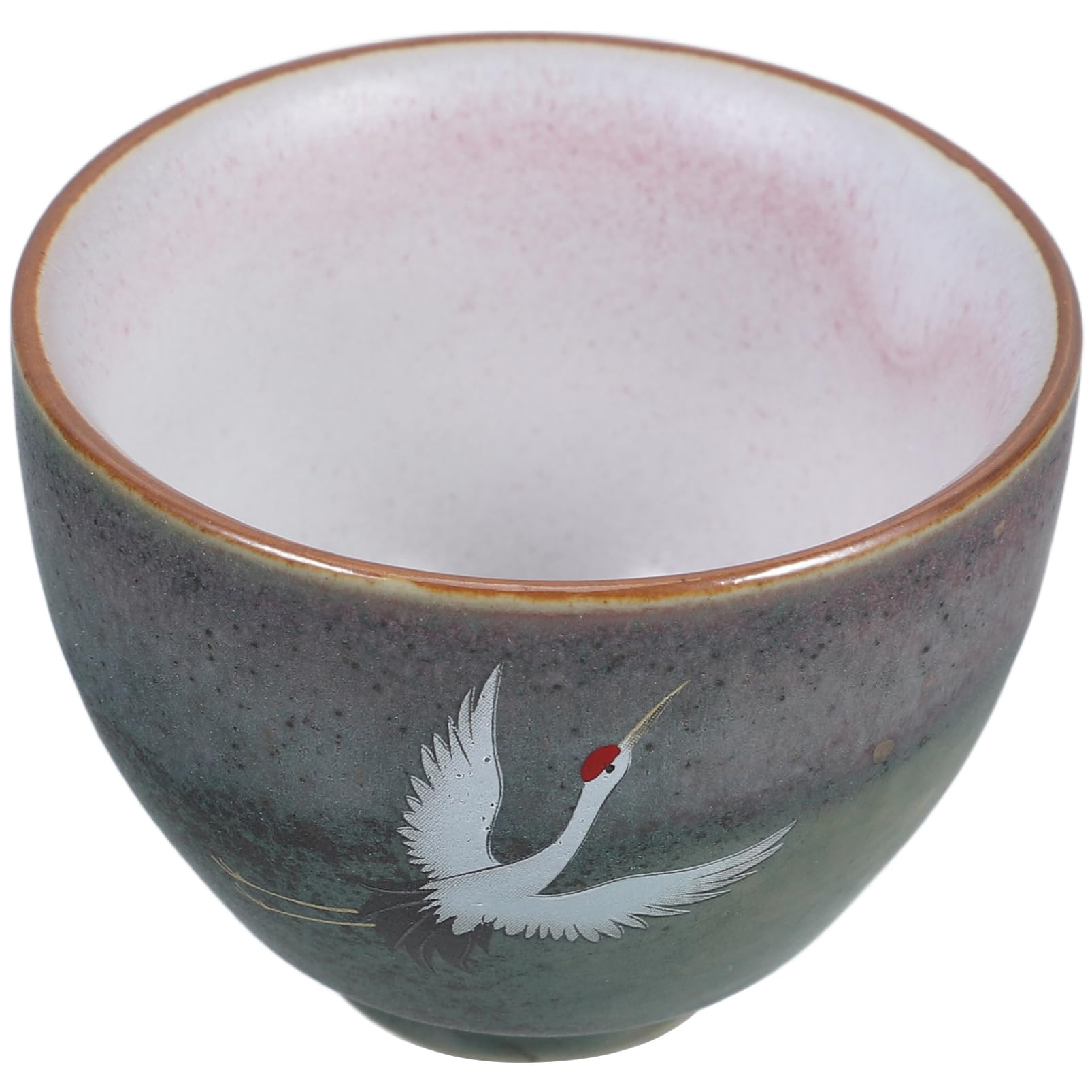Veemoon Changed Glazed Ceramic Tea Cup Elegant Kung Fu Teacup for Matcha Loose Leaf Tea Brewing Single Demitasse Design Flavor Preservation Consistent Quality