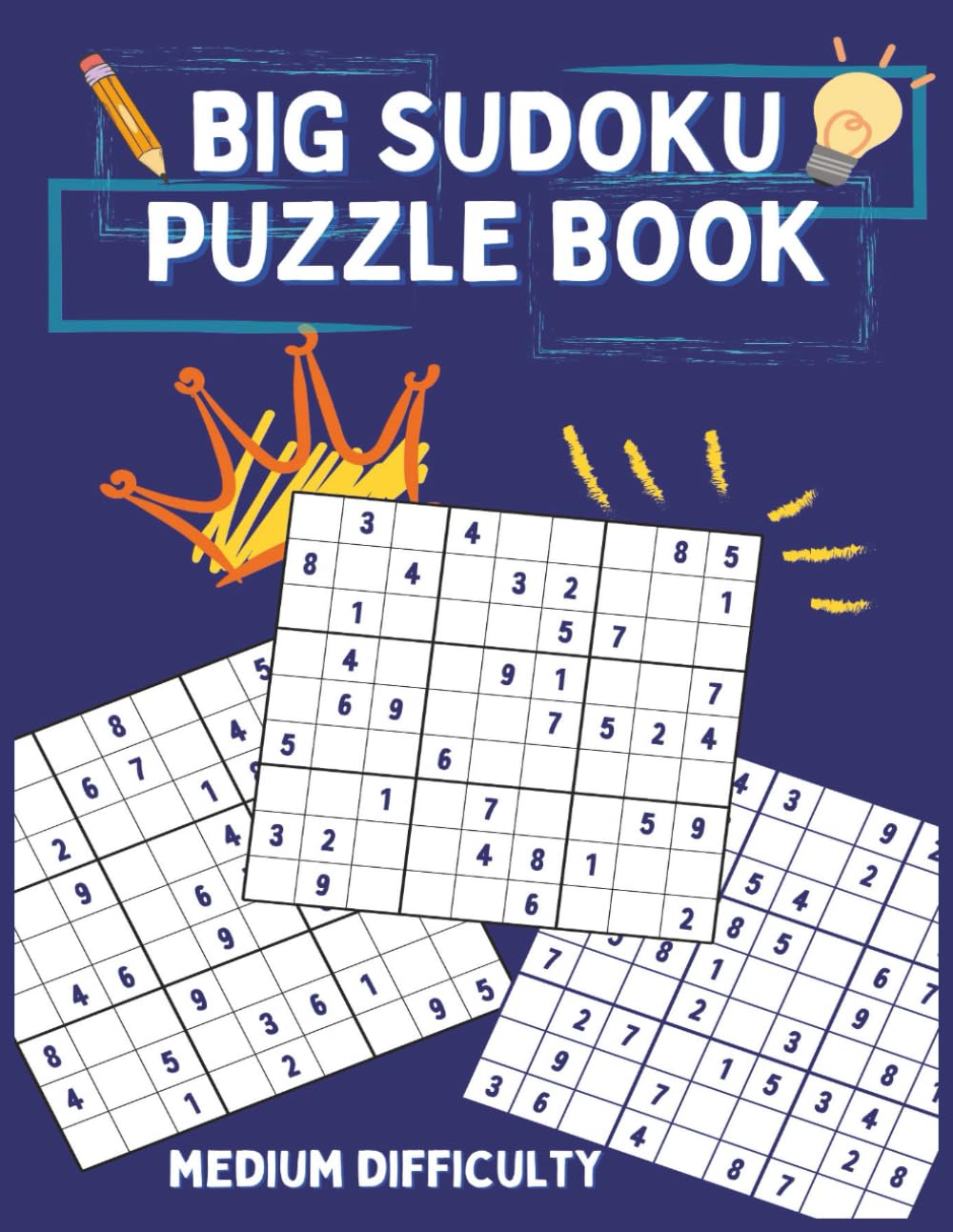 Big Sudoku Puzzle Book for Adults: Over 300 Puzzles for Relaxation and Brain Exercise