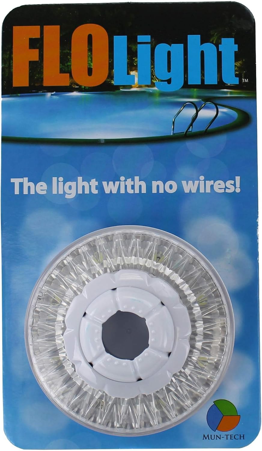 Luz de piscina inalámbrica FloLight con 8 LED