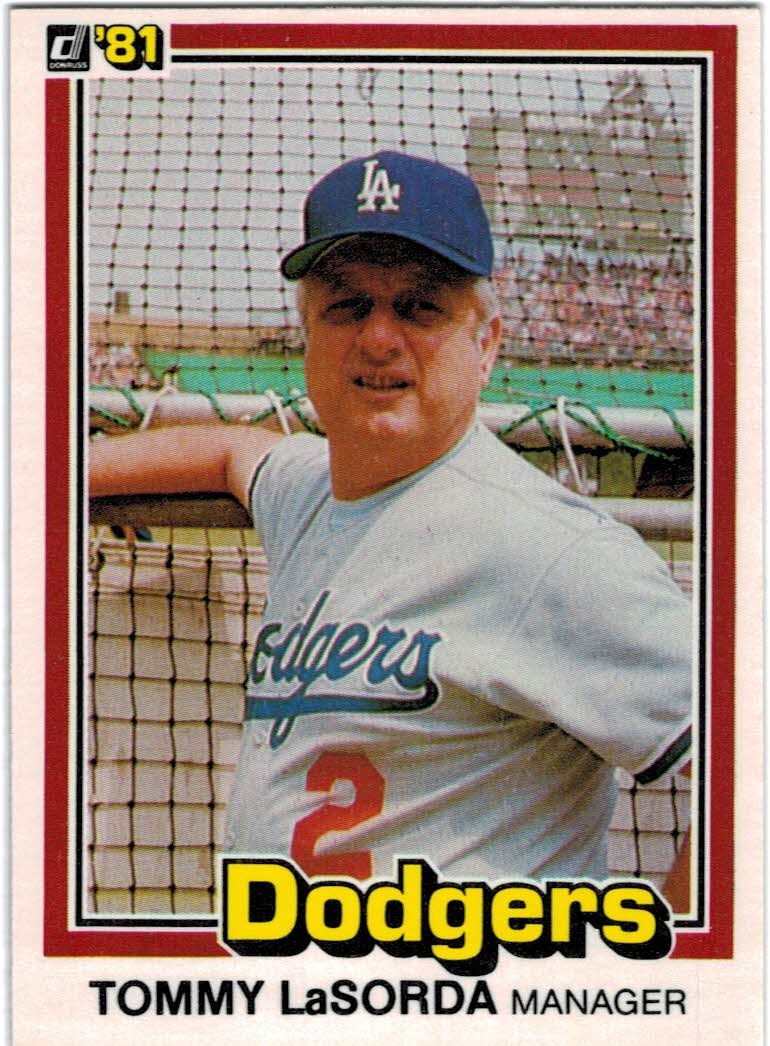 Amazon.com: 1981 Donruss World Series Champion Los Angeles Dodgers