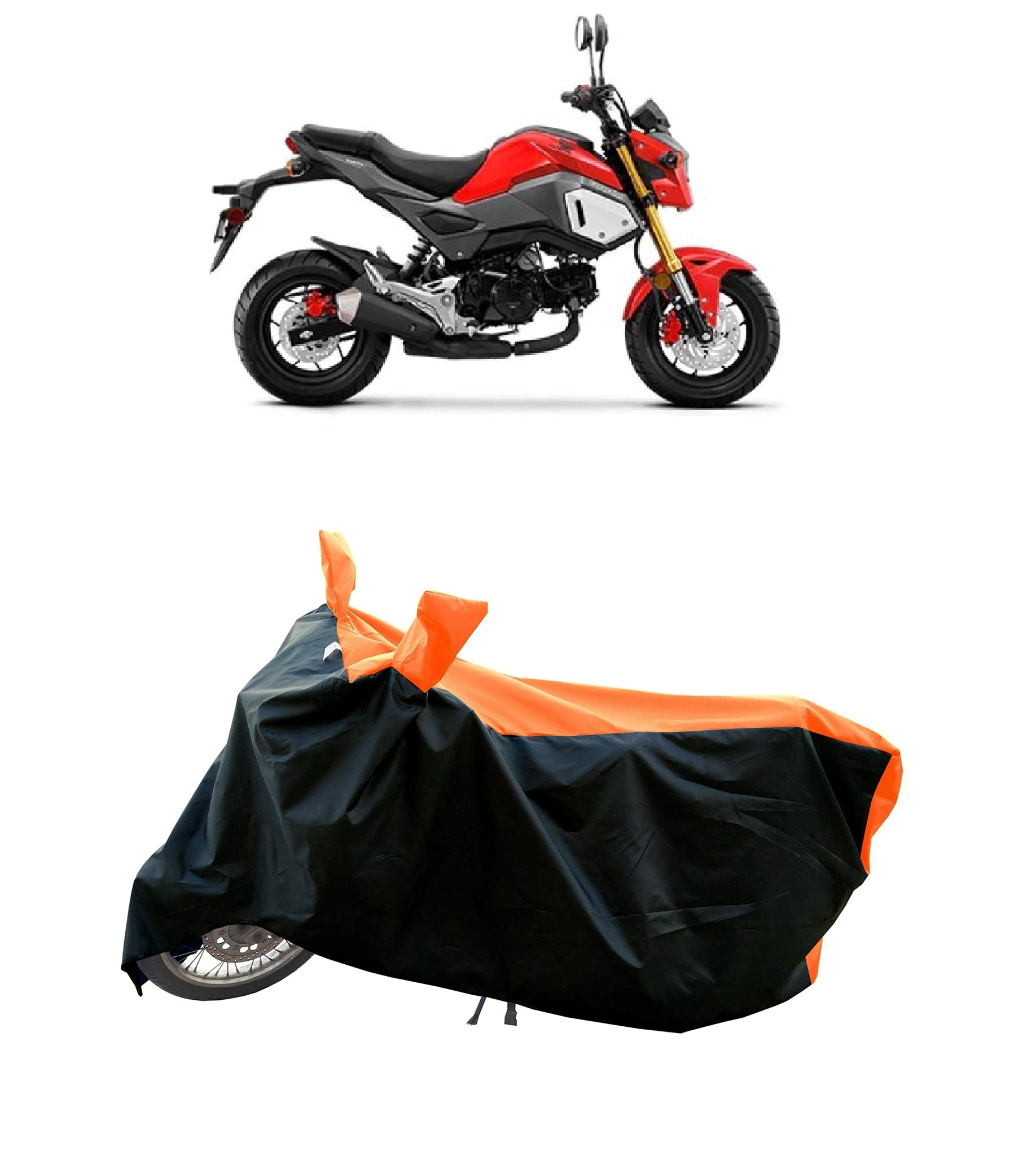 Romeiz Honda Grom 125 Cover Along With Water Resistant Dust