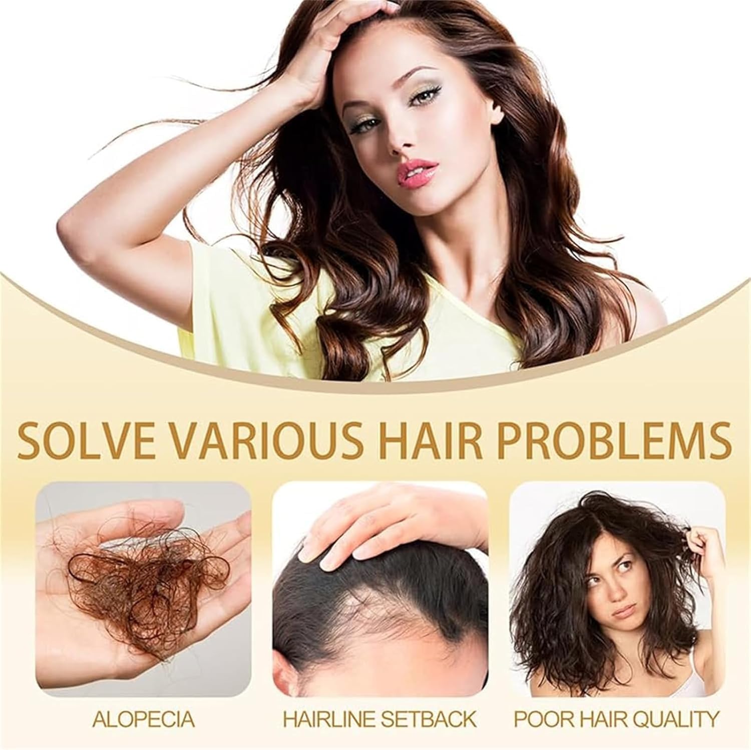 Shampoing anti-perte de cheveux, shampooing japonais au ginseng, shampooing Bai Hei Ke, shampooing volumisant multi-usages, shampooing anti-chute de cheveux à l'extrait de gingembre, formule