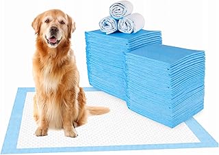 Valle Verde 100 Stück Trainingsunterlagen für Hunde Welpen 60 x 60 cm Einweg-Hundepads Hygieneunterlagen für Haustiere Katzen Trainingspads - 5-lagig, Auslaufsicher & Saugfähig