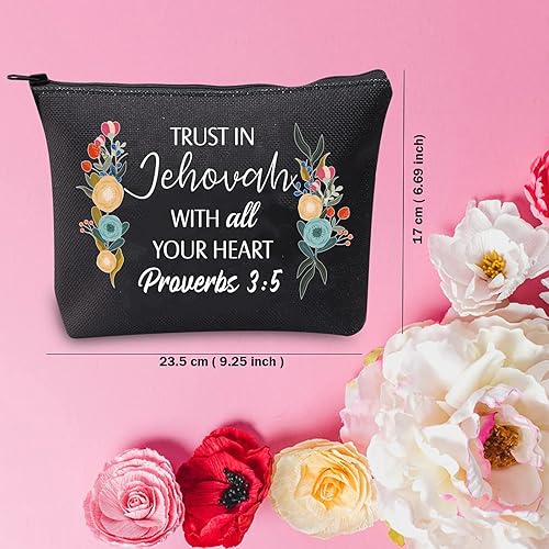 Miniatura 2 de TSOTMO Pioneer Gifts Pioneer - Neceser cosmético con cremallera para mujeres, regalo de vida pionera, el mejor regalo para la vida (Proverbios 35