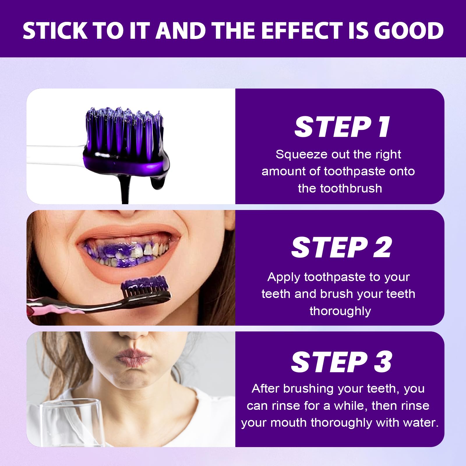 2Pcs Violet Dentifrice Blanchissant Les Dents, Blanchiment Des Dents, V34 Correcteur Violet, Dentifrice Correcteur De Couleur, Convient Aussi Bien Aux Hommes Qu'aux Femmes