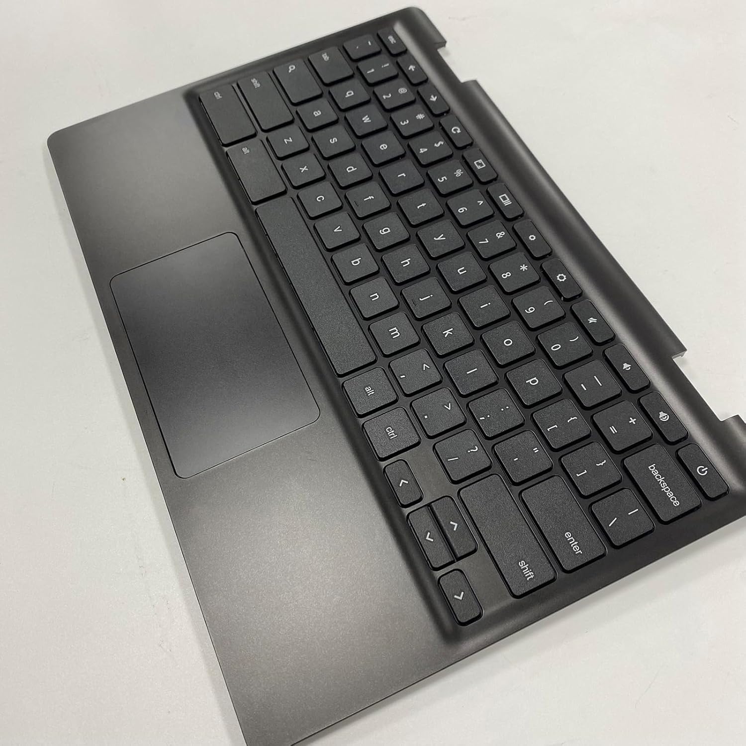 Replacement for ASUS Chromebook 11 C204 C204MA C204EE Laptop Upper Case Palmrest Non-Backlit Keyboard Touchpad Assembly Part 11.6" 13N1-86A0201 Top Cover Black