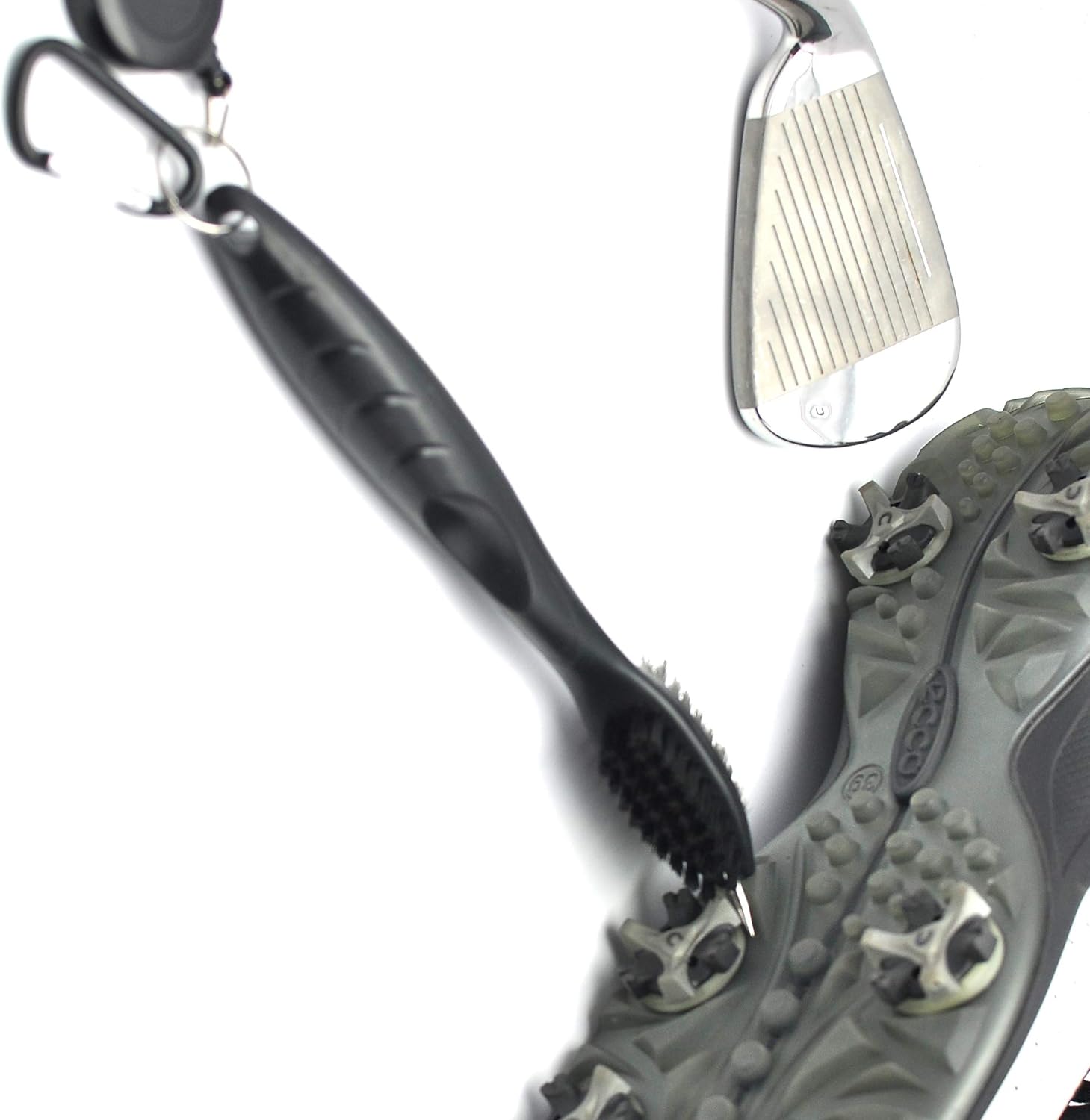 Mile High Life Golf Towels - Microfiber Waffle Pattern Tri-fold, Brush Tool Kit with Club Groove Cleaner with Retractable Cord and Clip, for Men Women, Golf Gift - Image 7