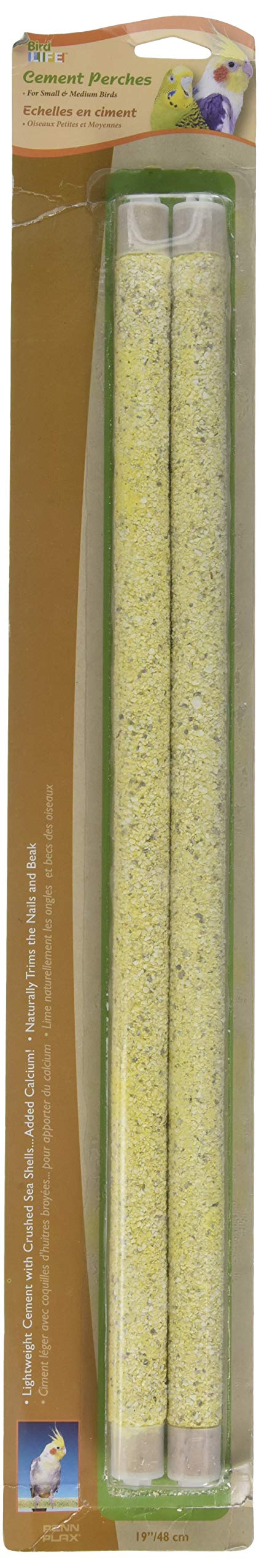 Penn-Plax BA235 Wood and Cement Perch, 19"